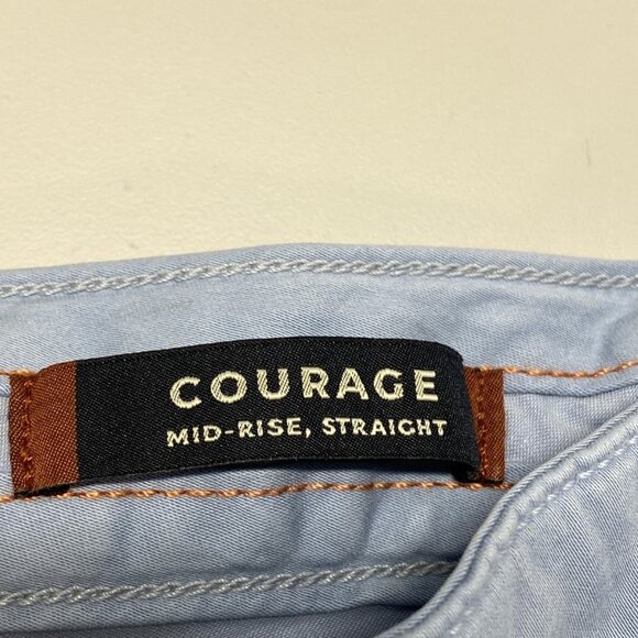 34 Heritage Men’s Jeans Sky Twill Blue 33/30 – Courage Straight Leg Mid-Rise - Picture 9 of 12